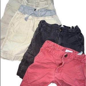 Bundle of 4 boys shorts, sz 6